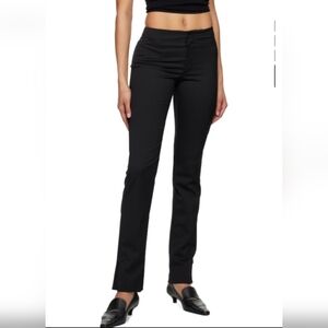 FILIPPA K Black Slim Zip Trousers